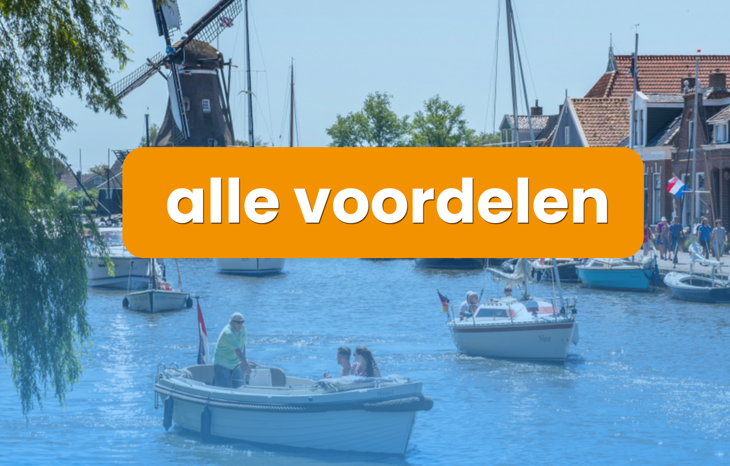 Voordeel als je bent aangesloten bij het Watersportverbond